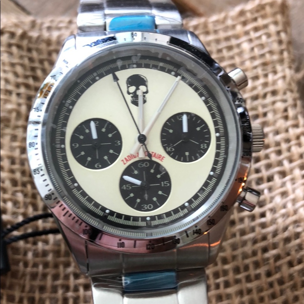 Fashion Watch SS Chrono Skull